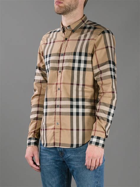 camisa burberry original|burberry shirt for men.